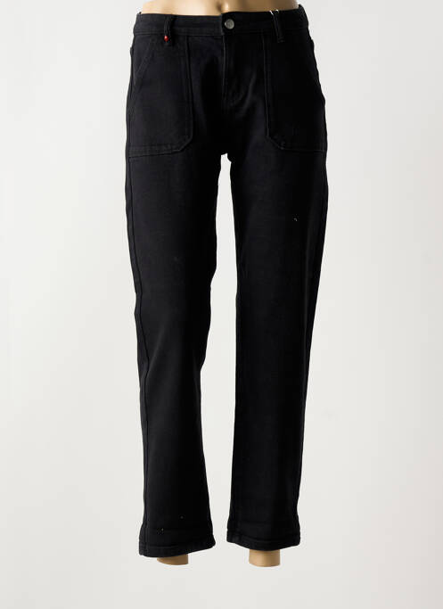 Jean coupe Mom noir F.A.M. pour femme