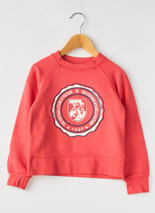 Sweat-shirt rouge ZADIG & VOLTAIRE pour fille