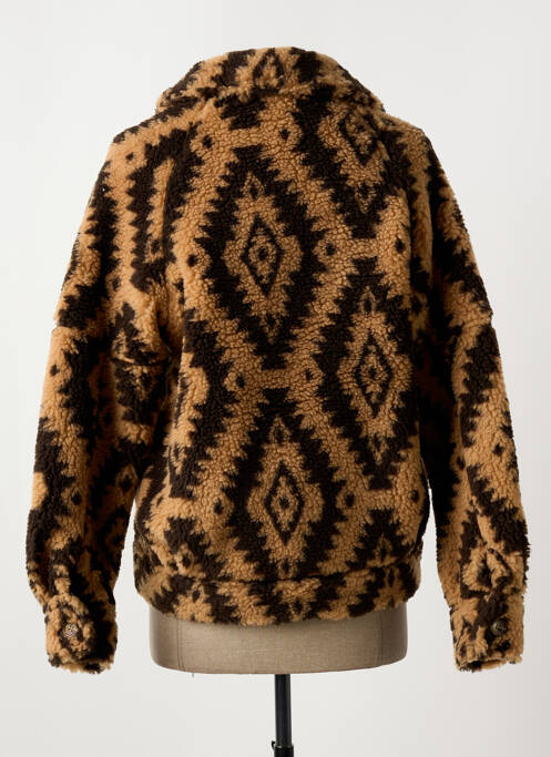 Manteau court marron BANANA MOON femme