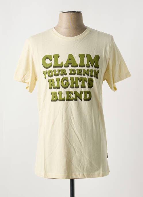 T-shirt blanc BLEND pour homme
