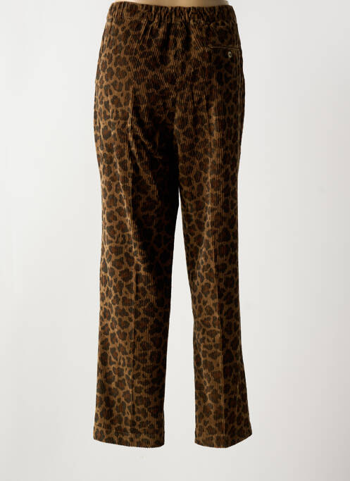 Pantalon droit marron LEON & HARPER pour femme