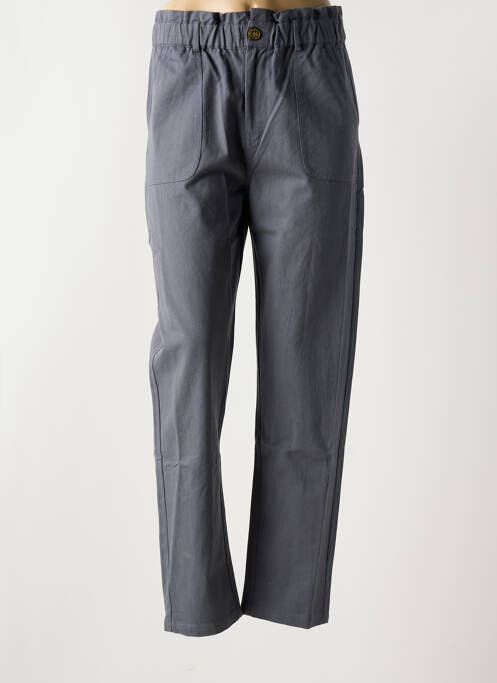 Pantalon droit gris JOLIE JOLIE PAR PETITE MENDIGOTE pour femme