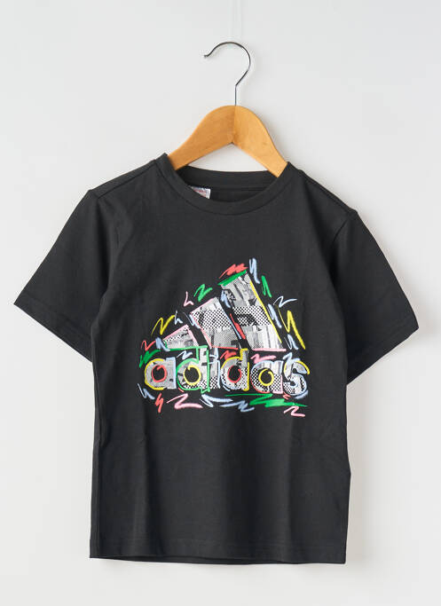 T-shirt noir ADIDAS pour enfant