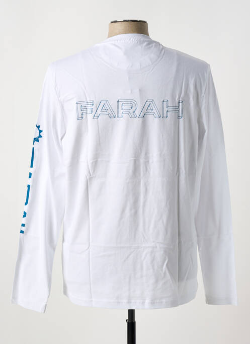 T-shirt blanc FARAH pour homme