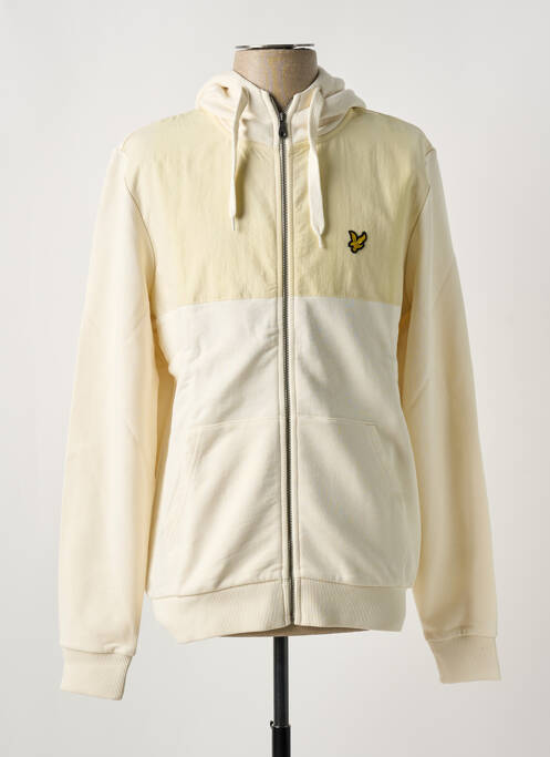 Veste casual blanc LYLE & SCOTT pour homme