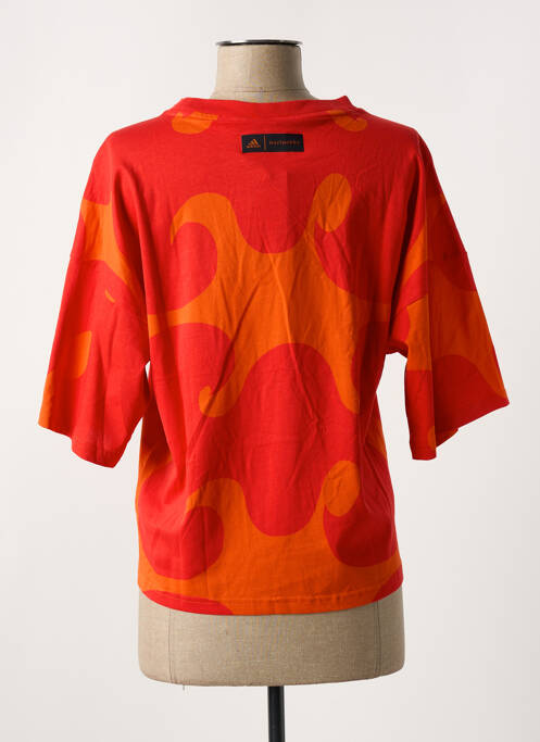 T-shirt orange ADIDAS femme