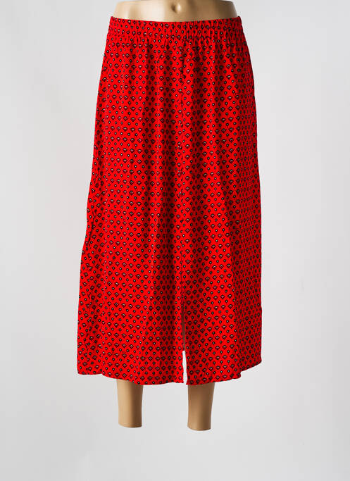 Jupe mi-longue rouge GRACE & MILA pour femme