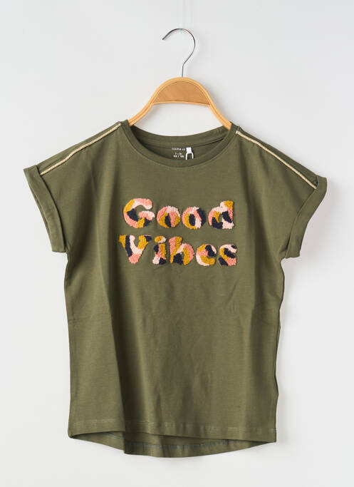 T-shirt vert NAME IT pour fille