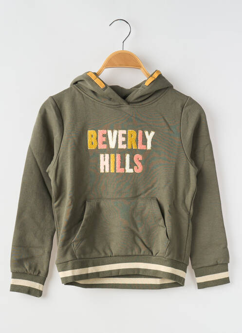 Sweat-shirt à capuche vert NAME IT pour fille