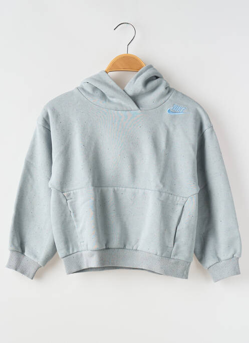 Sweat-shirt à capuche bleu NIKE pour garçon