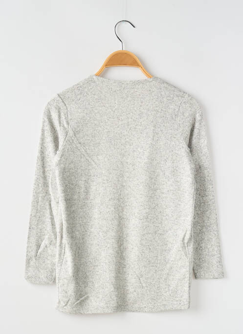 Gilet manches longues gris NAME IT pour fille