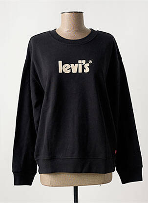 Sweat-shirt col rond noir LEVI'S femme