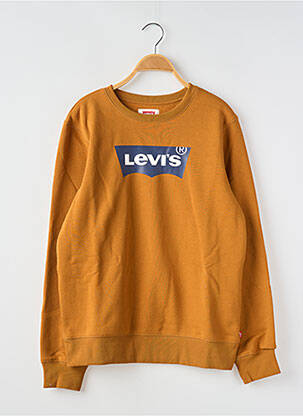 Sweat-shirt col rond orange LEVI'S garçon
