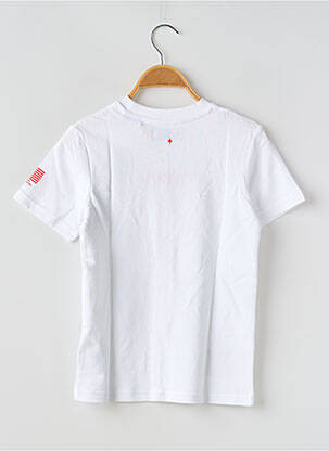 T-shirt col rond blanc JACK & JONES garcon