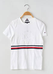 T-shirt blanc TOMMY HILFIGER pour garçon seconde vue