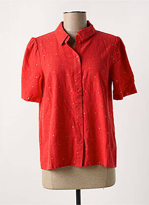 Chemisier rouge PIECES femme
