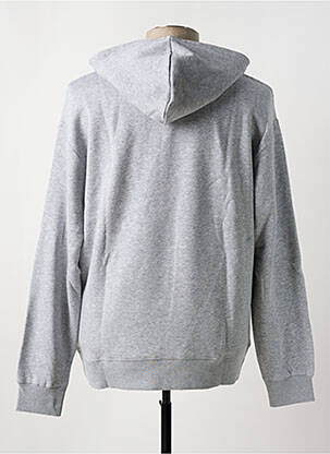Sweat-shirt à capuche col rond gris JACK & JONES homme