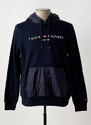 Sweat-shirt à capuche bleu TOMMY HILFIGER pour homme