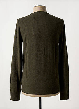 Pull col rond vert JACK & JONES homme