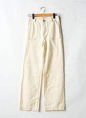 Jeans coupe large beige VILA pour femme seconde vue