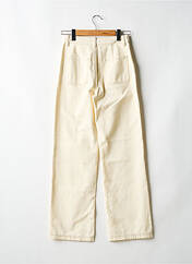 Jeans coupe large beige VILA pour femme seconde vue