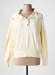 Sweat-shirt blanc PIECES femme