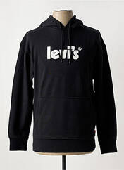Sweat-shirt à capuche noir LEVIS pour homme seconde vue