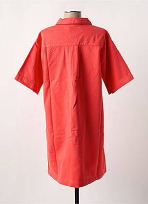 Robe courte orange PIECES femme