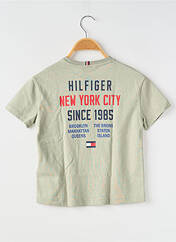 T-shirt vert TOMMY HILFIGER pour garçon seconde vue