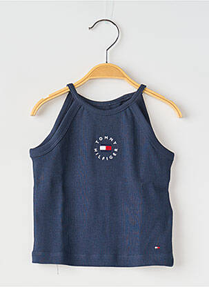 T-shirt col rond bleu TOMMY HILFIGER enfant