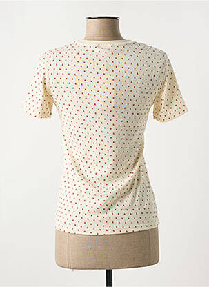 T-shirt col rond blanc PETIT BATEAU femme