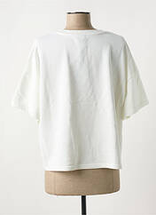 Sweat-shirt blanc PIECES pour femme seconde vue