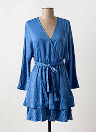 Robe courte col v bleu VILA femme