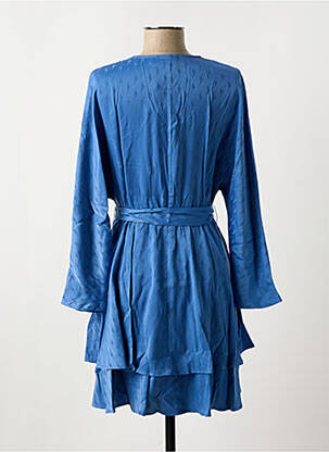 Robe courte col v bleu VILA femme