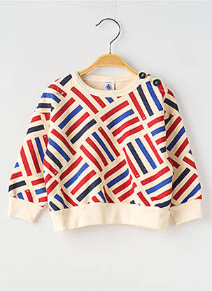 Sweat-shirt beige PETIT BATEAU pour garçon