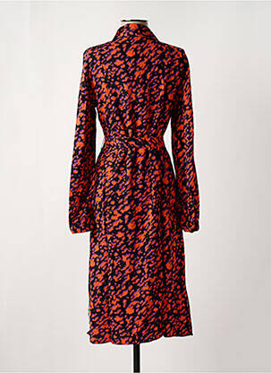 Robe mi-longue col v noir VILA femme