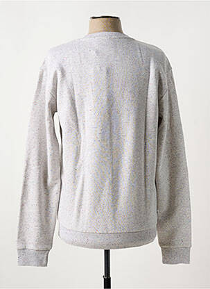 Sweat-shirt col rond gris ADIDAS homme