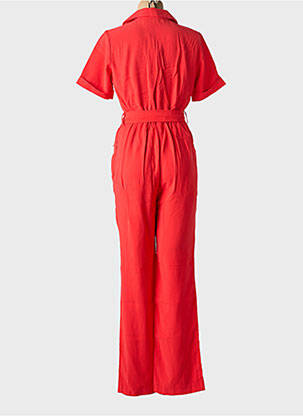 Combi-pantalon col v rouge VILA femme
