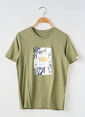 T-shirt vert JACK & JONES pour garçon seconde vue