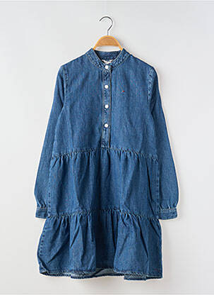 Robe mi-longue bleu TOMMY HILFIGER fille