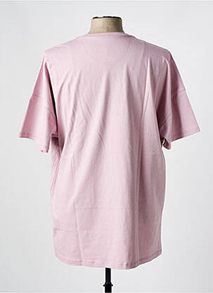 T-shirt col rond violet NEW BALANCE femme