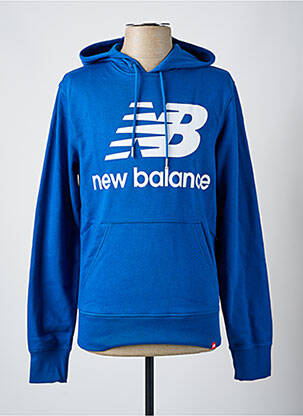 Sweat-shirt à capuche bleu NEW BALANCE homme