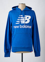 Sweat-shirt à capuche bleu NEW BALANCE pour homme seconde vue