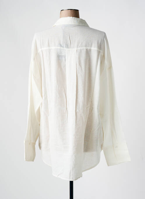 Chemisier blanc PIECES pour femme