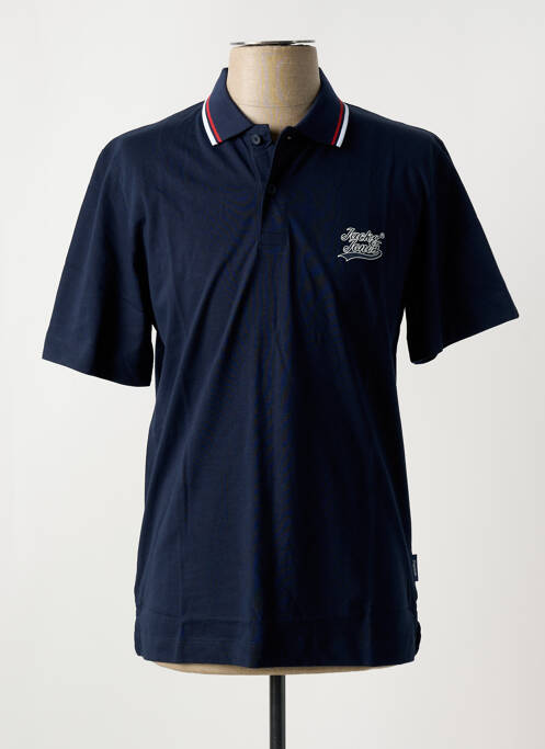 Polo bleu JACK & JONES pour homme