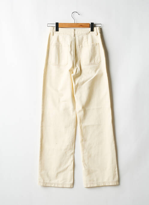 Jeans coupe large beige VILA pour femme