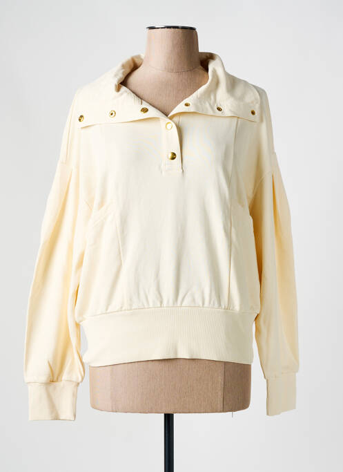 Sweat-shirt blanc PIECES pour femme