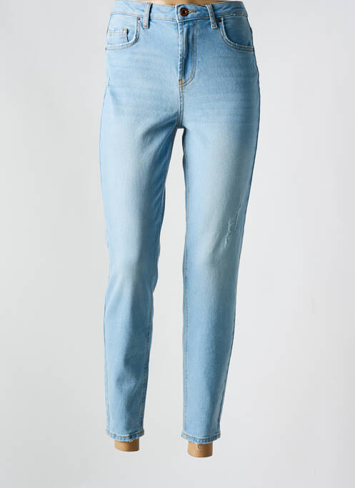 Jean coupe Mom bleu PIECES pour femme