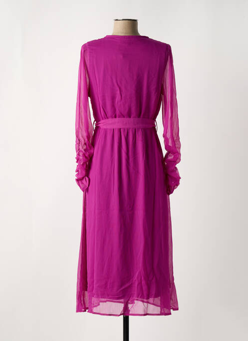 Robe mi-longue rose VERO MODA pour femme