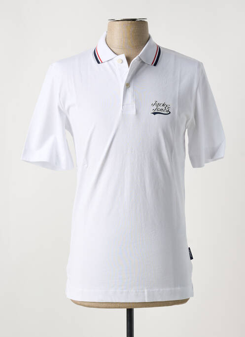 Polo blanc JACK & JONES pour homme